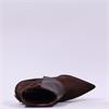 Hispanitas Paris Turn Up Heel Ankle Boot - Brown Suede
